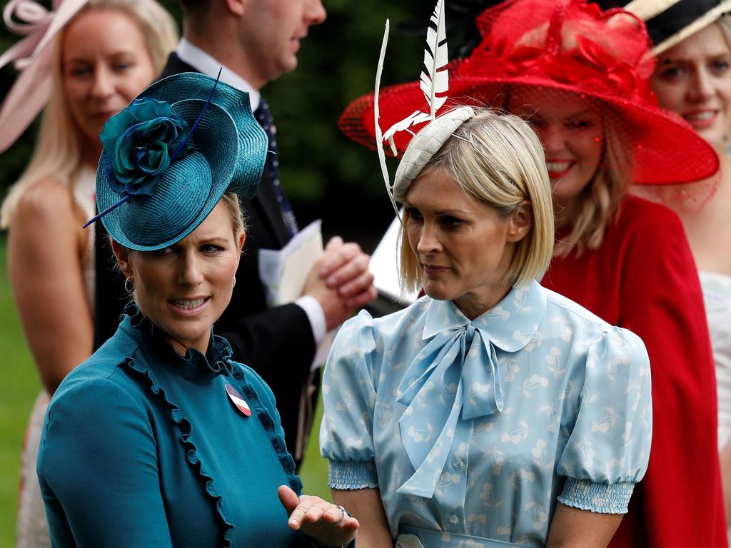 Zara Phillips stunned at Ascot. Picture: AFP