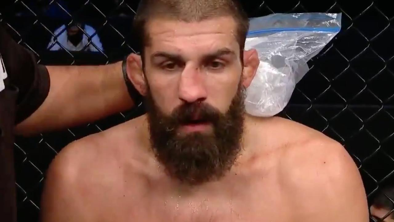 Court McGee's nose was absolutely devastated.