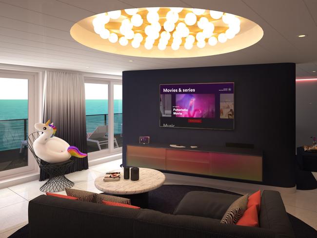 Virgin Voyager – one of the Posh Suites on offer. Picture: Supplied