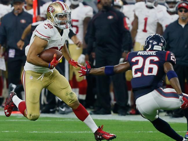 Jarryd Hayne Speeds to the Outside for a 37-yard Punt Return, 49ers vs.  Cardinals