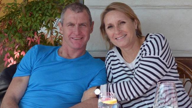 Phil Walsh with wife Meredith.