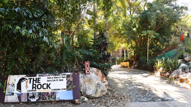 Carolyn Reynolds has been locking horns with the Darwin council over her Doctors Gully climbing gym for more than a year