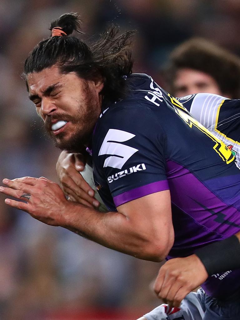 Tohu Harris played for Melbourne prior to the Warriors, also playing 117 games. Picture: Mark Kolbe/Getty Images