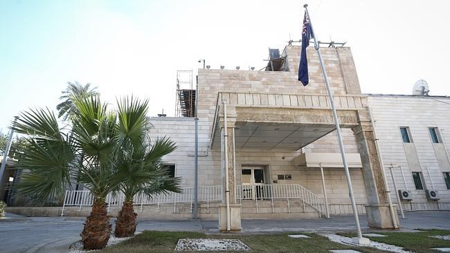 The Australian embassy in Baghdad, Iraq.