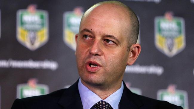National Rugby League hold a press conference in the Rugby League Museum at the Moore Park Rugby League Central today to disc...