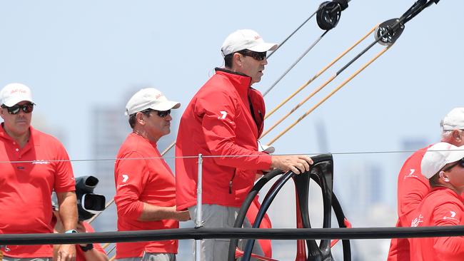 Wild Oats XI skipper Mark Richards. The yacht is chasing a 10th line honours win.