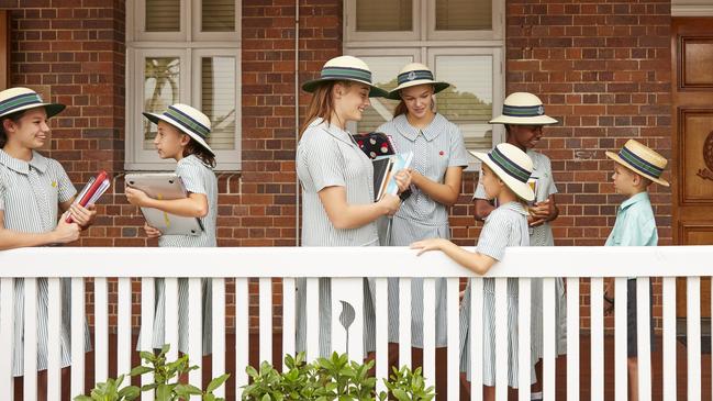 Brisbane private school Clayfield College recorded one of the lowest student-teacher ratios in the state for 2018. Picture: Supplied