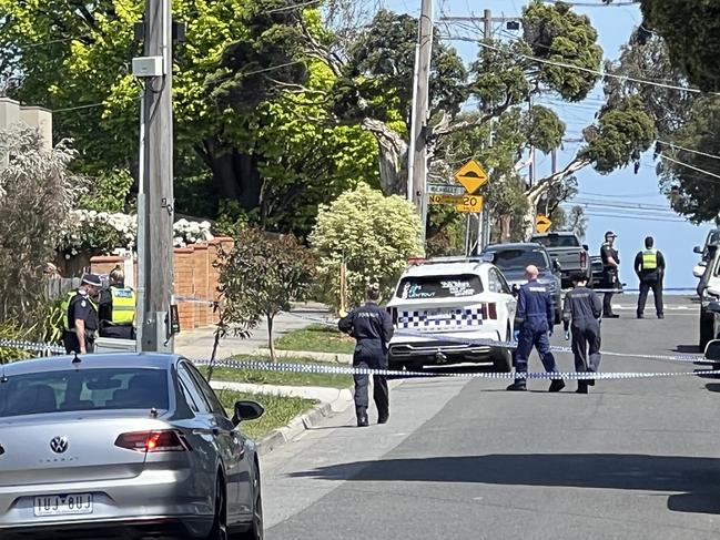 Police have cordoned off Reid St in South Morang after a woman's body was found.