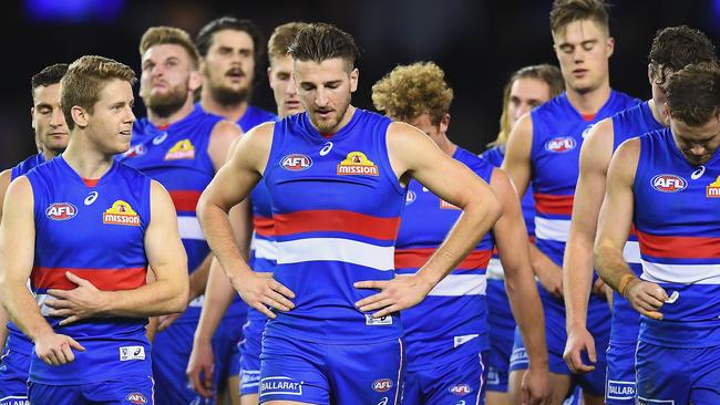 The Bulldogs must pick themselves up to face the Cats. Pic: Getty Images