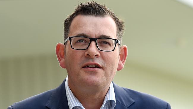 Premier Daniel Andrews announced the funding boost today. Picture: Nicole Garmston