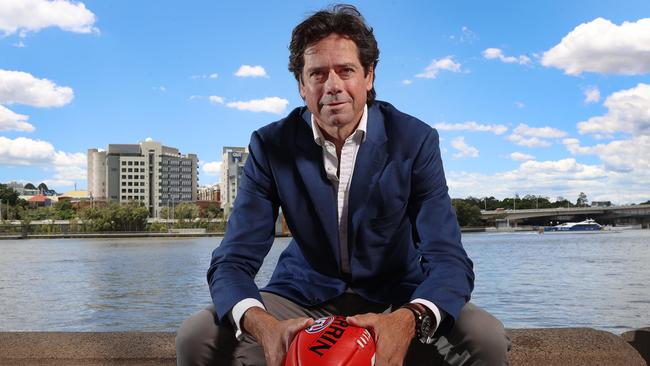 Chief executive Gillon McLachlan is on holiday for a week. Picture: Michael Klein