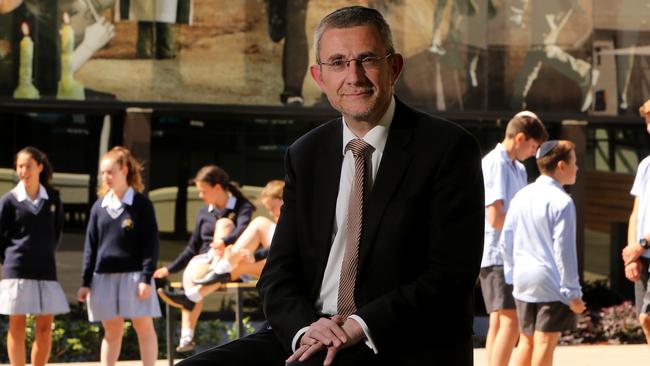 Principal Rabbi James Kennard from Mount Scopus Memorial College in Burwood, Melbourne. Picture: Stuart McEvoy