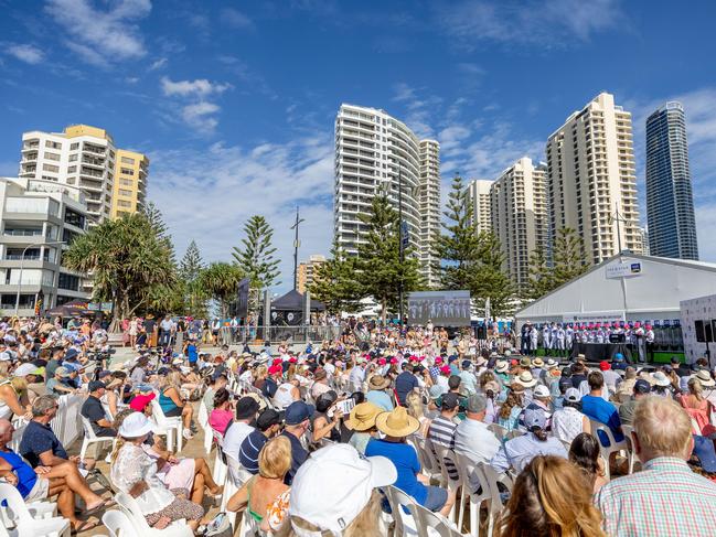 Action from the Magic Millions barrier draw. Picture by Luke Marsden.