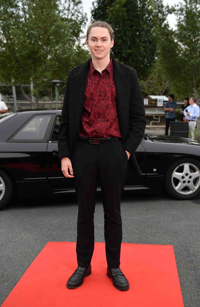 Xavier Linsdell at Nambour State College School Formal. Picture: Patrick Woods.