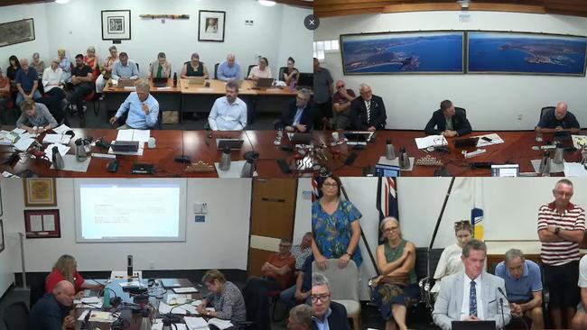 A packed gallery at the Livingstone Shire Council special council meeting on December 19.