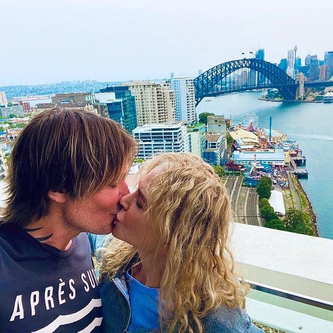 Nicole and Keith at home in Sydney.