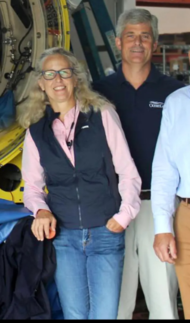 Wendy and her husband. Picture: OceanGate/New York Post
