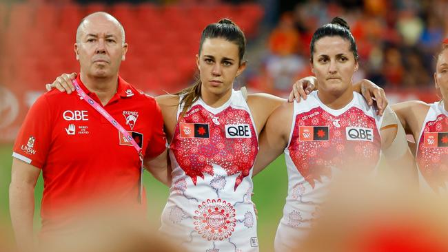 Scott Gowans has loved having Chloe Molloy at the Swans. Picture: Getty Images