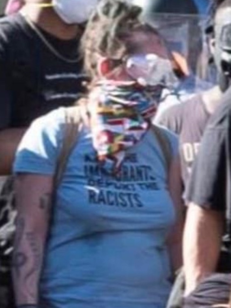 She was identified by her T-shirt. Picture: US District Court for the Eastern District of Pennsylvania