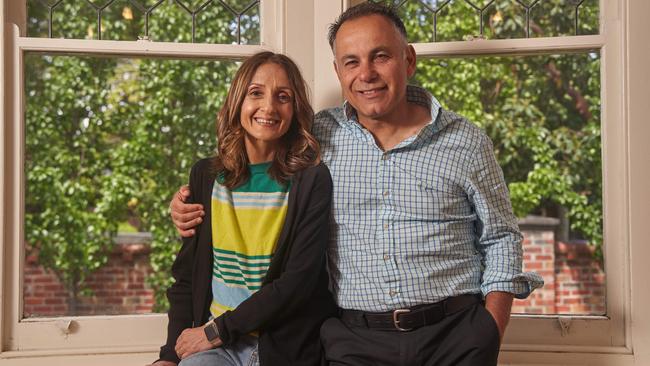 “I’ve doorknocked thousands of homes with my team, a large chunk of them with my wife”: John Pesutto with wife Betty. Picture: Valeriu Campan