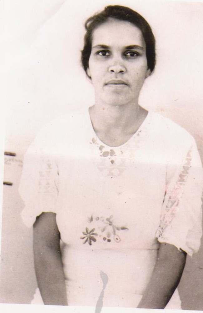 Photo of Aunty Flo Watson's mother Doris 'Sira' Choikee. Doris Choikee survived a massacre at Palmer River. Photo: Norman Tindale