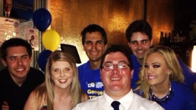 Tammy Candy (right) with LNP MP George Christensen.