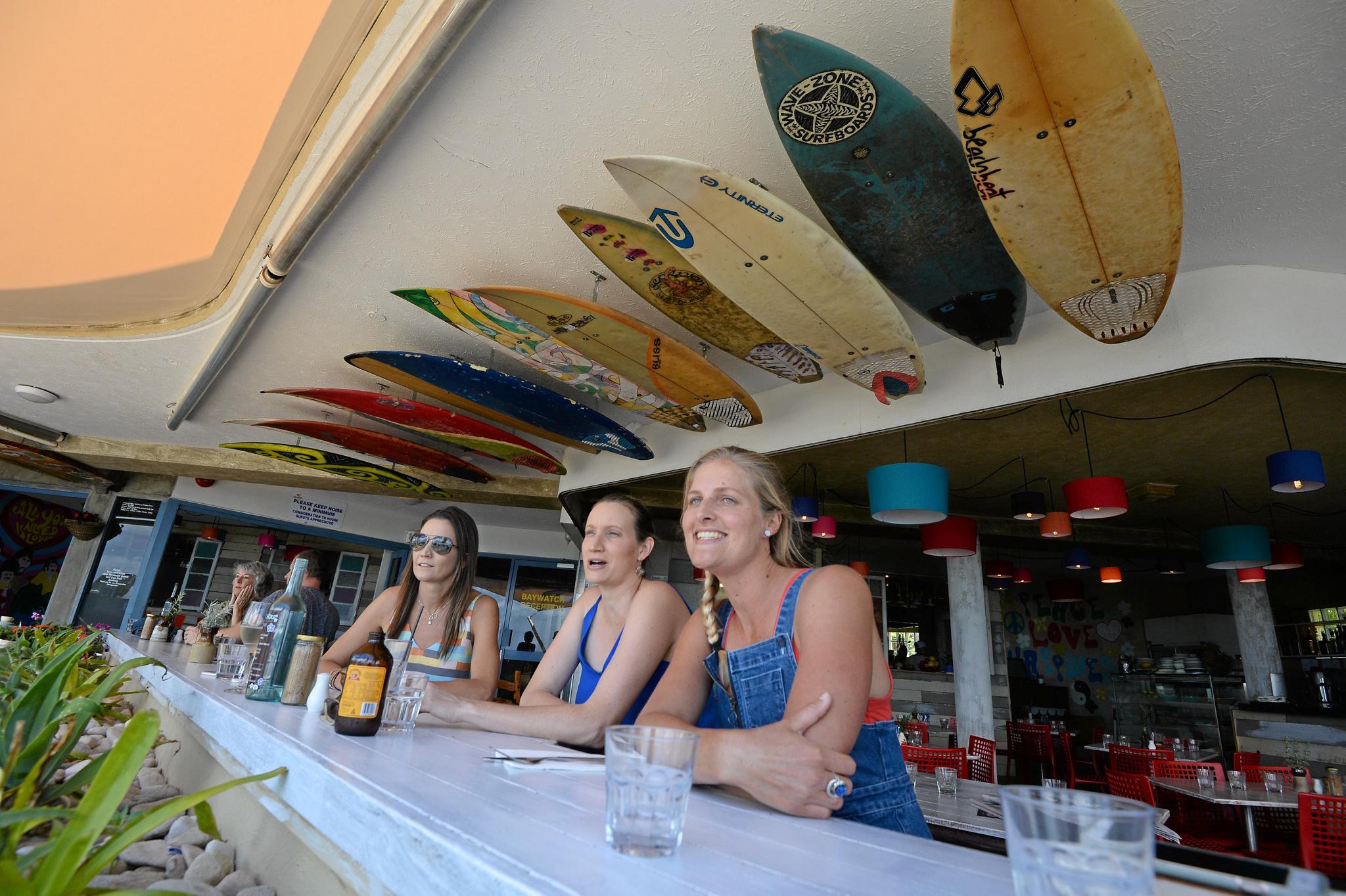 Inspired by the Dailys stories on the need for beach shacks, popular Coolum restaurant MyPlace has transformed its inside into a beach shack. Picture: Patrick Woods