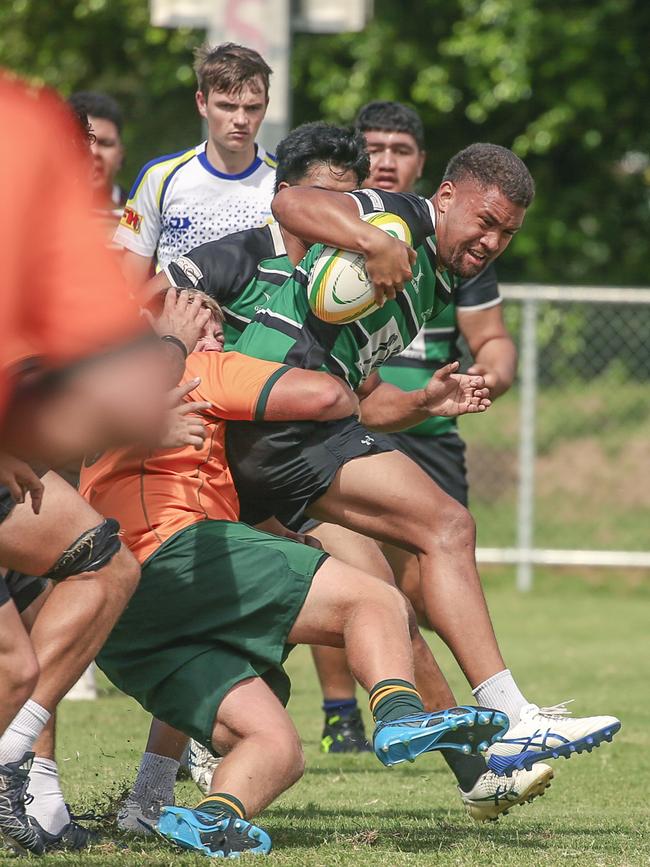 Surfers Paradise Dolphins host Queensland Premier Rugby club Sunnybank at Broadbeach Waters. Picture:Glenn Campbell