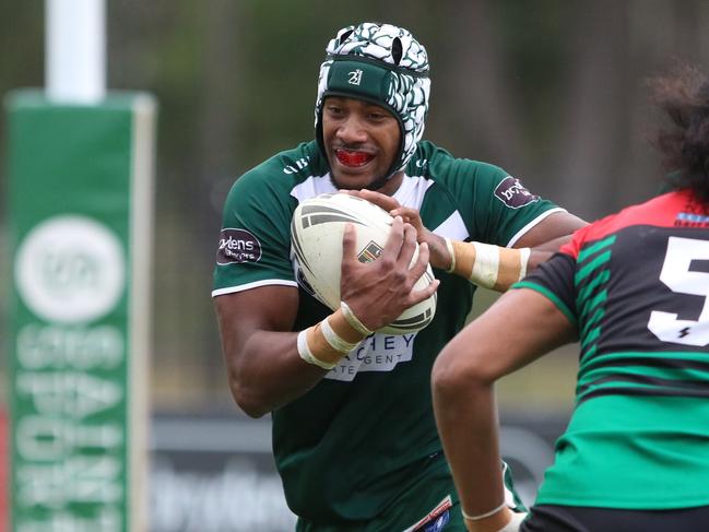 St Marys flyer Ratu Roqica finished the day with two tries. Picture Warren Gannon Photography