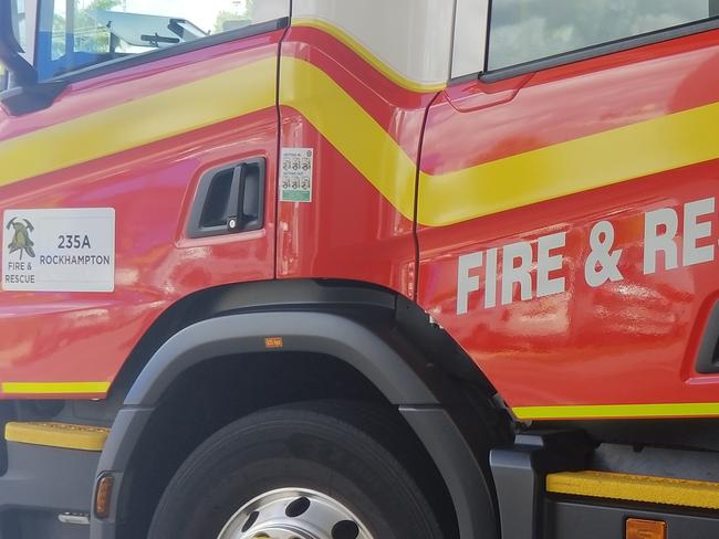 Rockhampton fire truck. QFES, firefighting, fire truck generic.