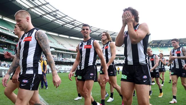 It was a tough year for the Pies, on and off the field. Picture: Michael Klein