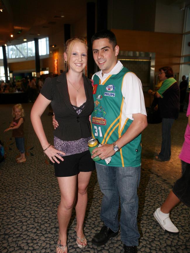Socials, Townsville Crocs at The Swamp, Townsville : Jodie Weston and Terry Bowman.