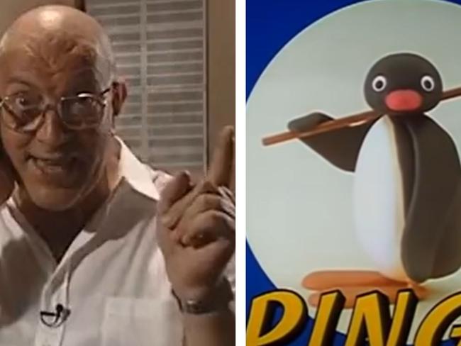 Carlo Bonomi the voice behind children's animation Pingu, has died aged 85. Picture: YouTube