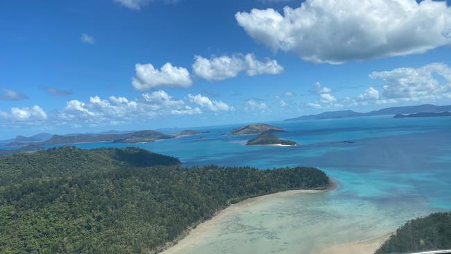 The RACQ CQ Rescue helicopter was tasked to Cid Harbour. Picture: RACQ CQ Rescue