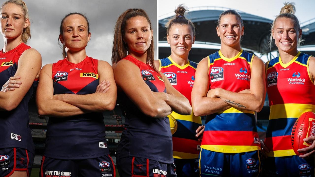 AFLW Grand Final teams art