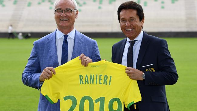 Claudio Ranieri unveiled as Nantes manager.