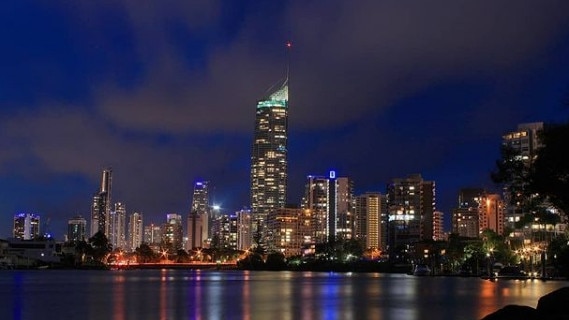 Surfers Paradise by night. Picture: @ps_photographygc