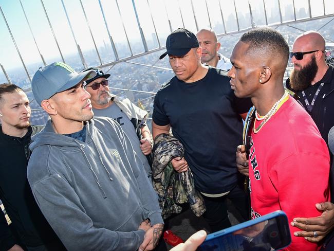 Headliners Israel Adesanya and Alex Pereira.