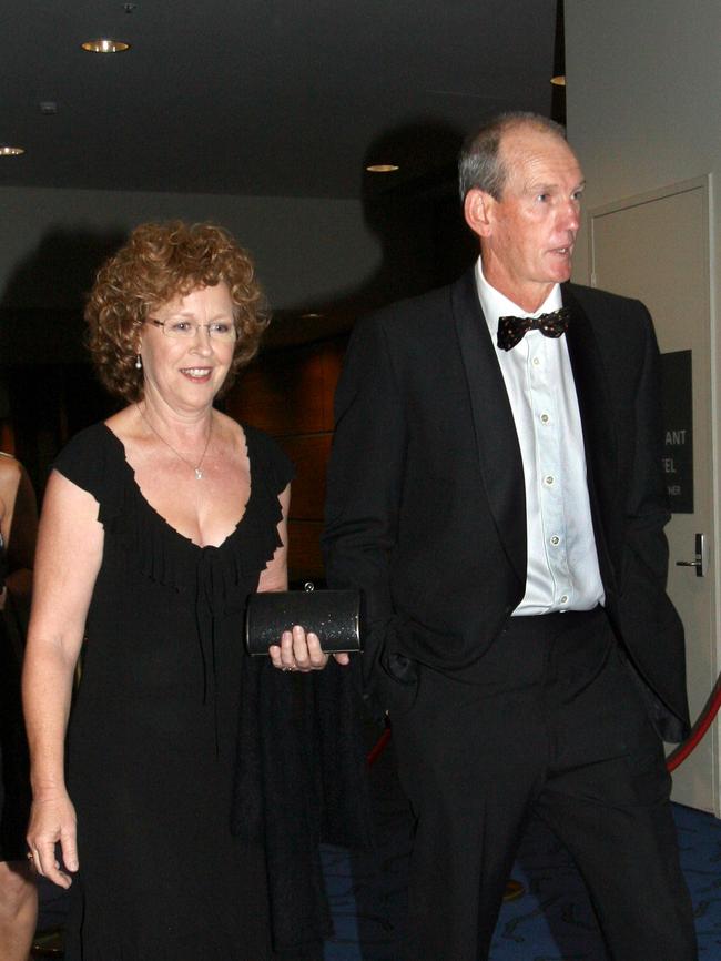 Trish and Wayne Bennett.