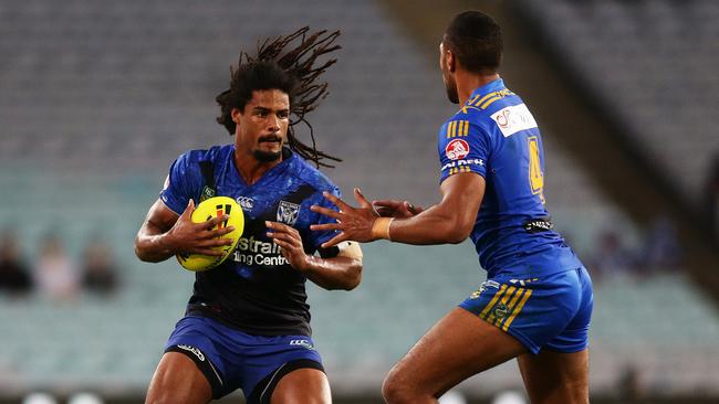 Okunbor in action during his time with the Bulldogs U20s. Picture: Brett Costello