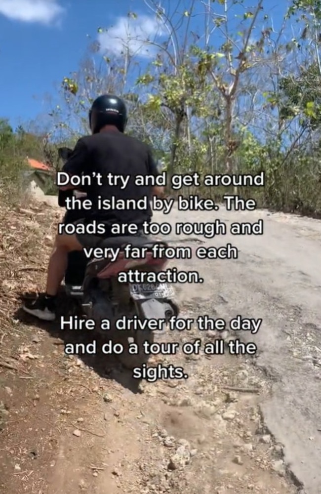 Others have warned to hire a driver where possible. Picture: TikTok