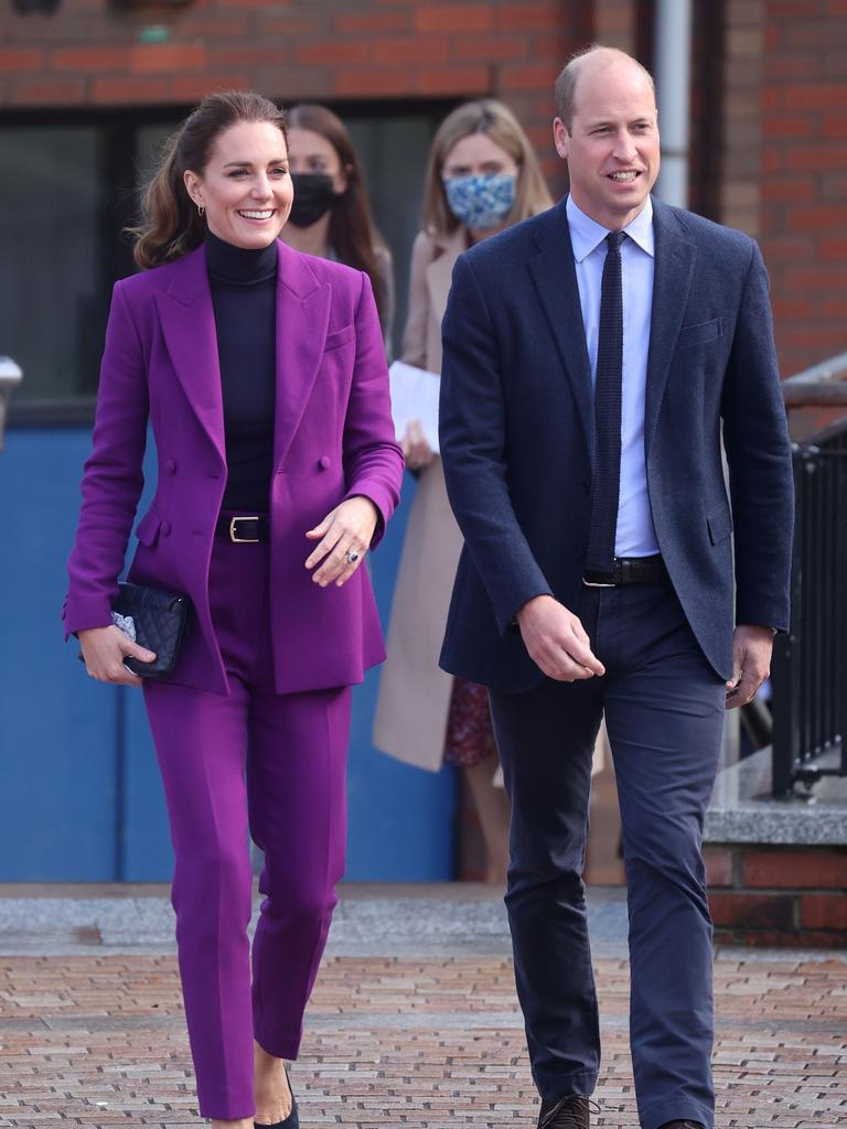 15 hours after they walked the Bond red carpet, William and Kate were at it again. Picture. Chris Jackson/Getty Images