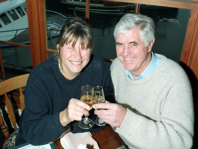 Jill and George Mure at their dockside resturant. Picture: MERCURY ARCHIVES