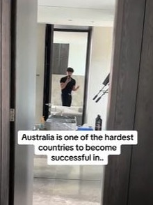 One TikToker claimed becoming successful in Australia is a difficult task due to Aussies not wanting to see others doing better than them. Picture: @realtradingpool/TikTok