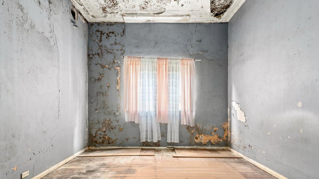 Both bedrooms were covered in mould.