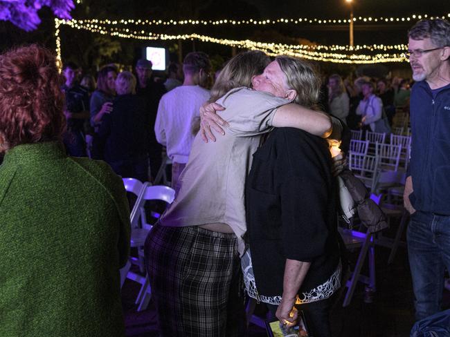 ‘We ache with you’: Community takes stand against domestic violence