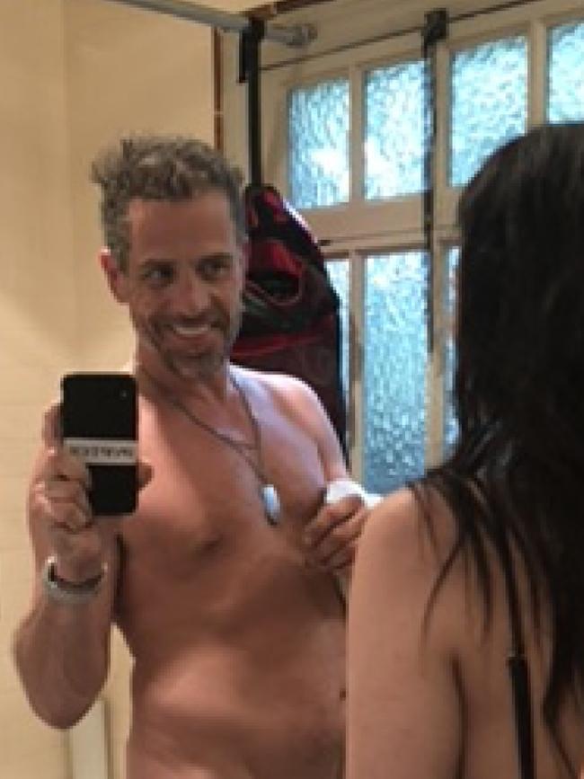 Hunter Biden with an unnamed woman at Chateau Marmont.