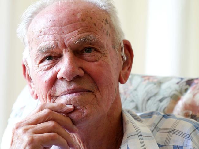 Anzac profile shot of Pat Curtis, Forest Lake. Photo by Chris McCormack.