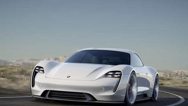 Porsche Mission E. Supplied.