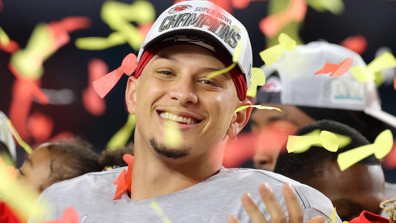 Patrick Mahomes agreed to a 10-year extension. Kevin C. Cox/Getty Images/AFP